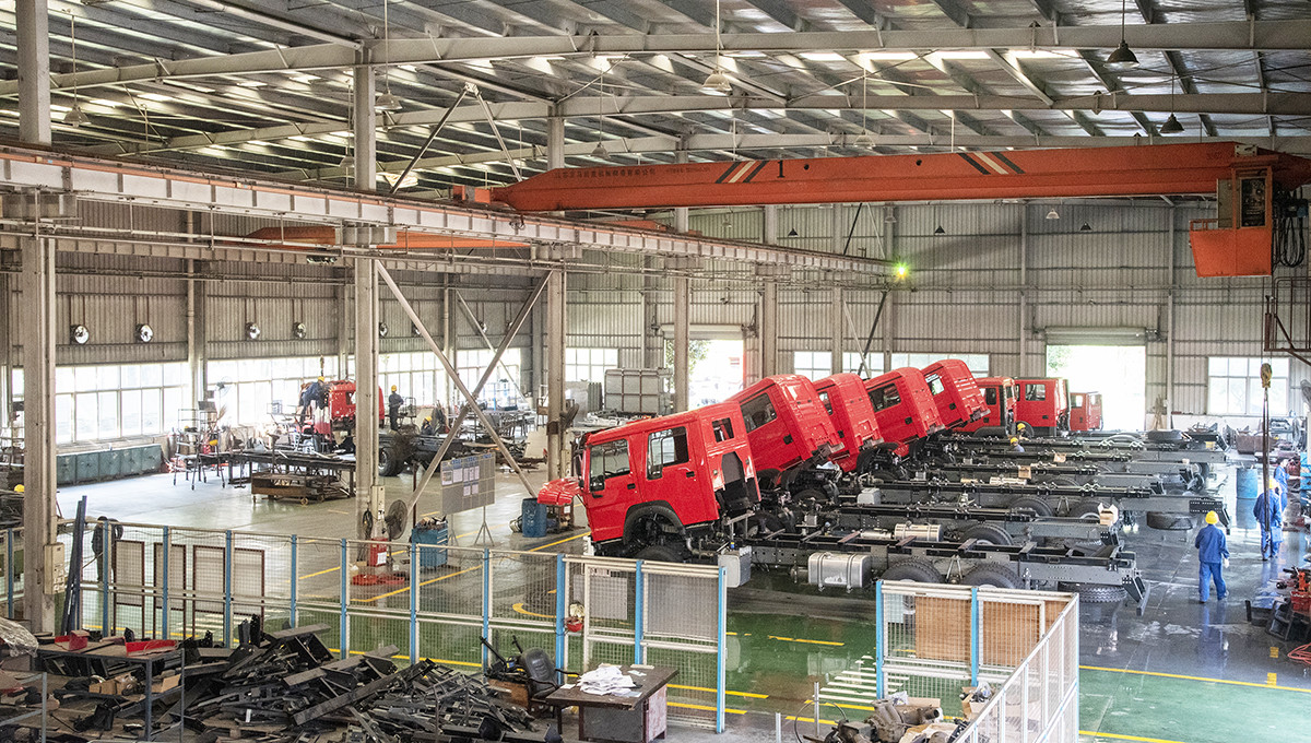 Sichuan Chuanxiao Fire Trucks Manufacturing Co., Ltd. dây chuyền sản xuất nhà máy