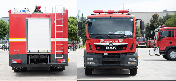 MAN 5T bể bọt nước xe cứu hỏa xe chuyên dụng giá xe Trung Quốc nhà sản xuất