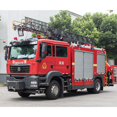 Xe cứu hỏa thang trên không SITRAK 60L / s cho động cơ chữa cháy