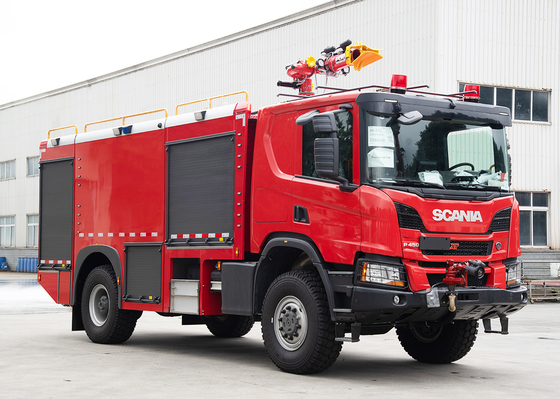 Scania 4X4 Sân bay chữa cháy xe tải Arfff xe can thiệp nhanh Giá xe chuyên ngành Trung Quốc nhà máy