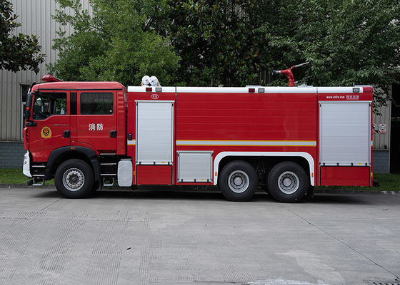 Sinotruk HOWO 12000L xe cứu hỏa công nghiệp cứu hỏa với bơm &amp; giám sát xe chuyên dụng giá nhà máy Trung Quốc
