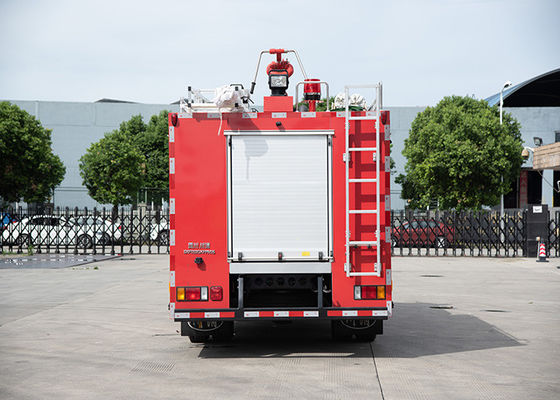 Xe cứu hỏa nhỏ ISUZU 3000L nước và bọt có bơm &amp; màn hình