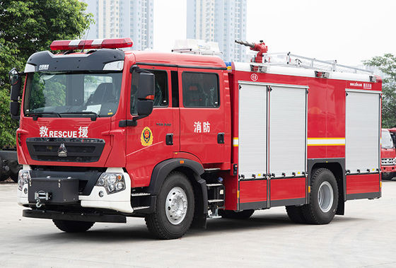 Sinotruk HOWO 6T CAFS bơm nước bể chữa cháy động cơ xe chuyên ngành giá Trung Quốc nhà sản xuất