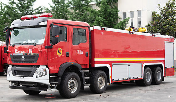 Xe cứu hỏa công nghiệp 21T với khung xe Sinotruk HOWO và cabin hàng đôi