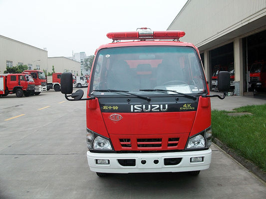 Động cơ chữa cháy ISUZU 500 gallon Xe cứu hỏa nhỏ với cabin hàng đôi
