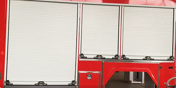 Cửa cuốn xe cứu hỏa và cửa cuốn dành cho thiết bị chữa cháy