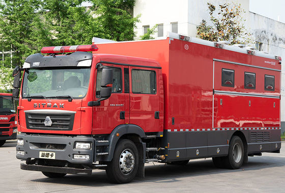 Xe cứu hỏa hạng nặng SINOTRUK SITRAK 228 KW có dụng cụ nấu ăn